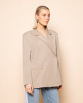 IRIS BOXY BLAZER BEIGE