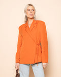 IRIS WRAP UP BLAZER ORANJE