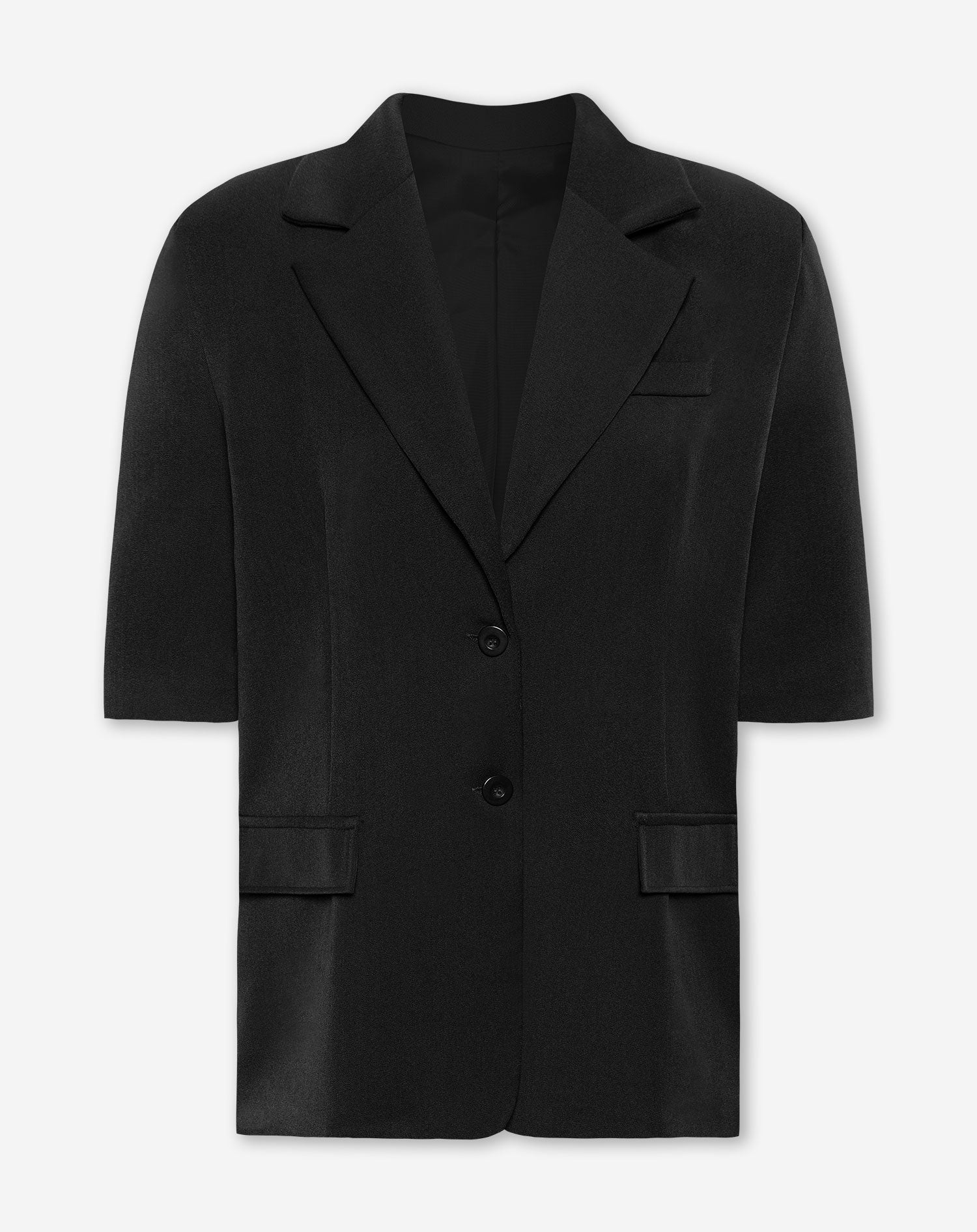 SHORT SLEEVE BLAZER ZWART