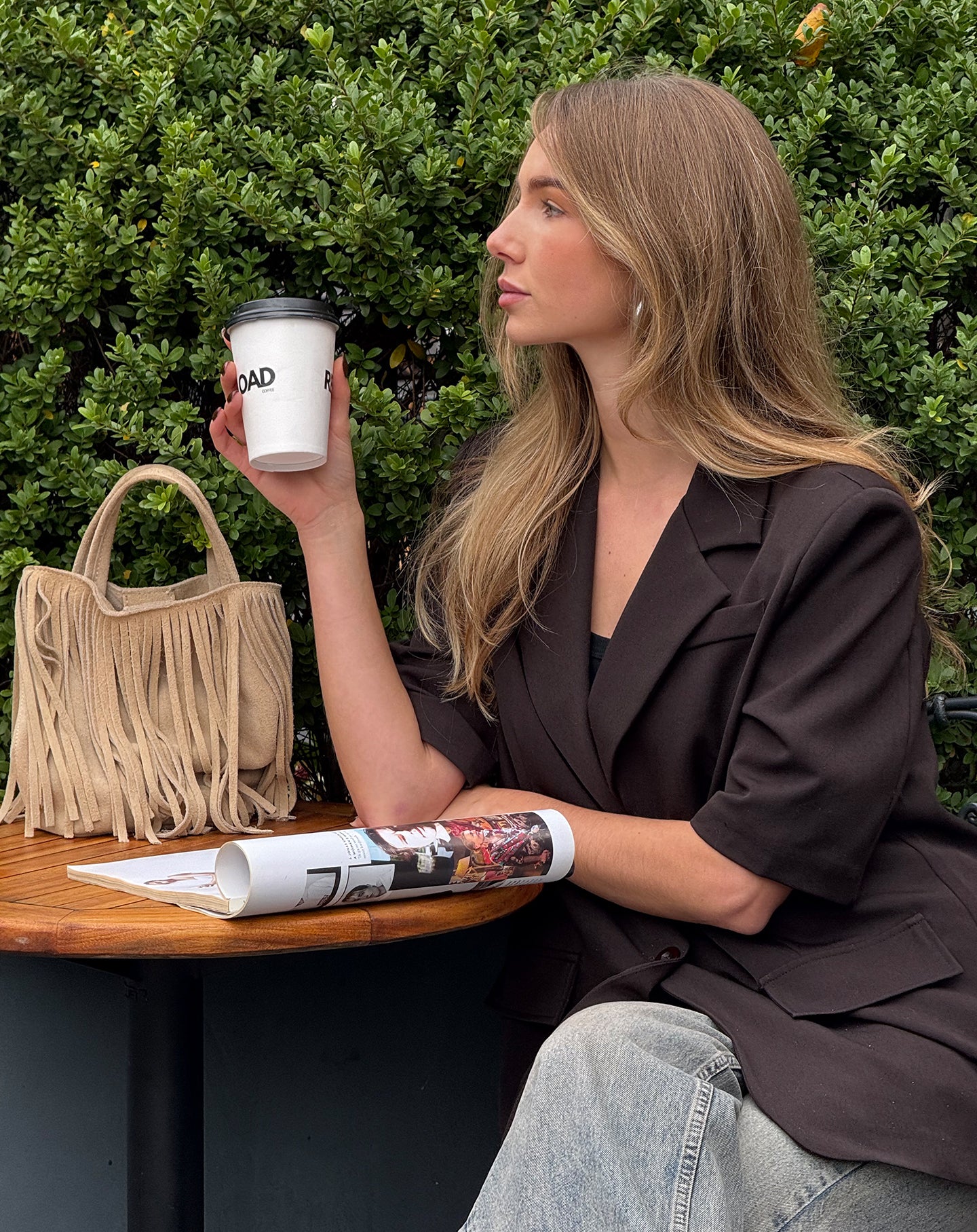 SHORT SLEEVE BLAZER DONKERBRUIN