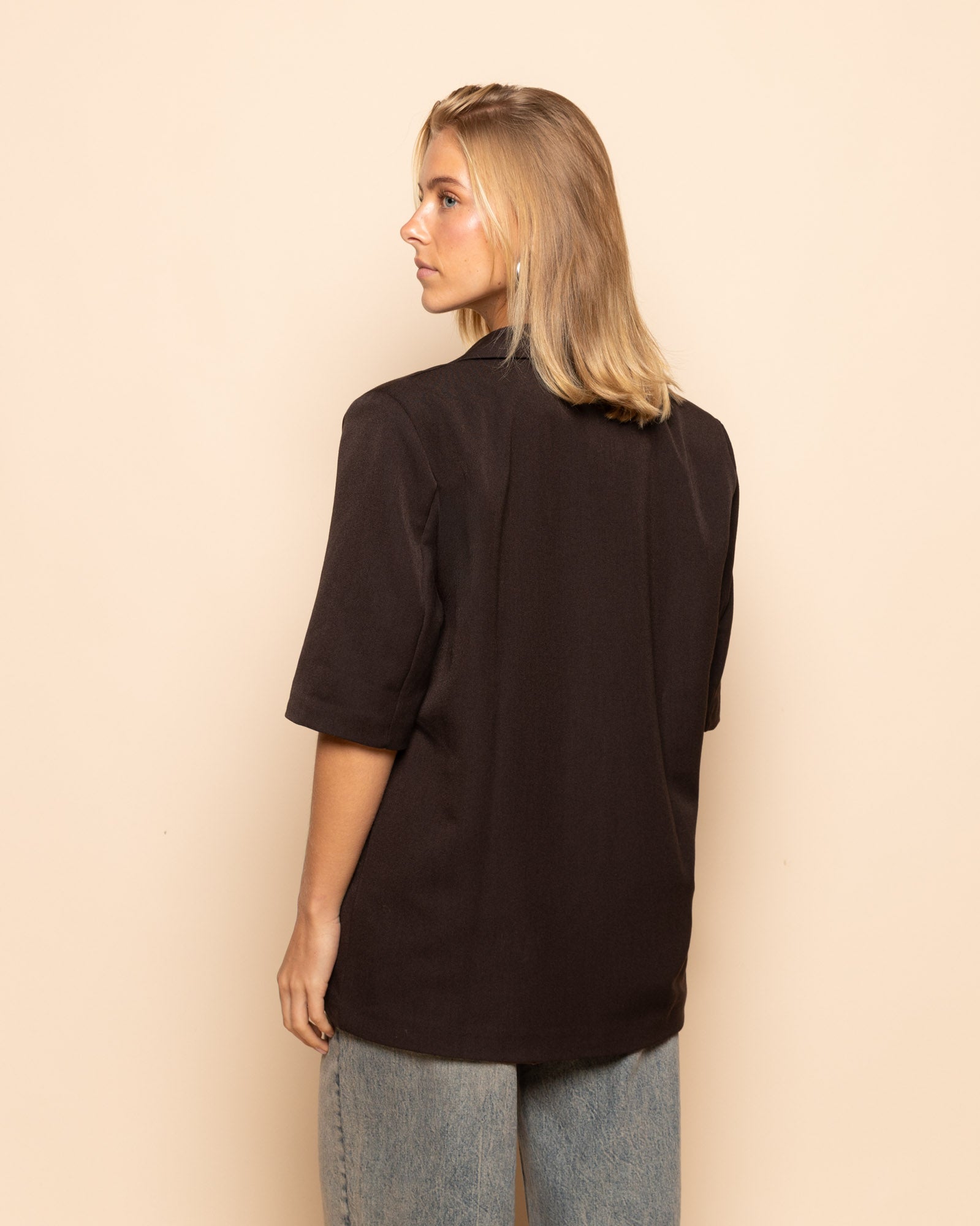 SHORT SLEEVE BLAZER DONKERBRUIN