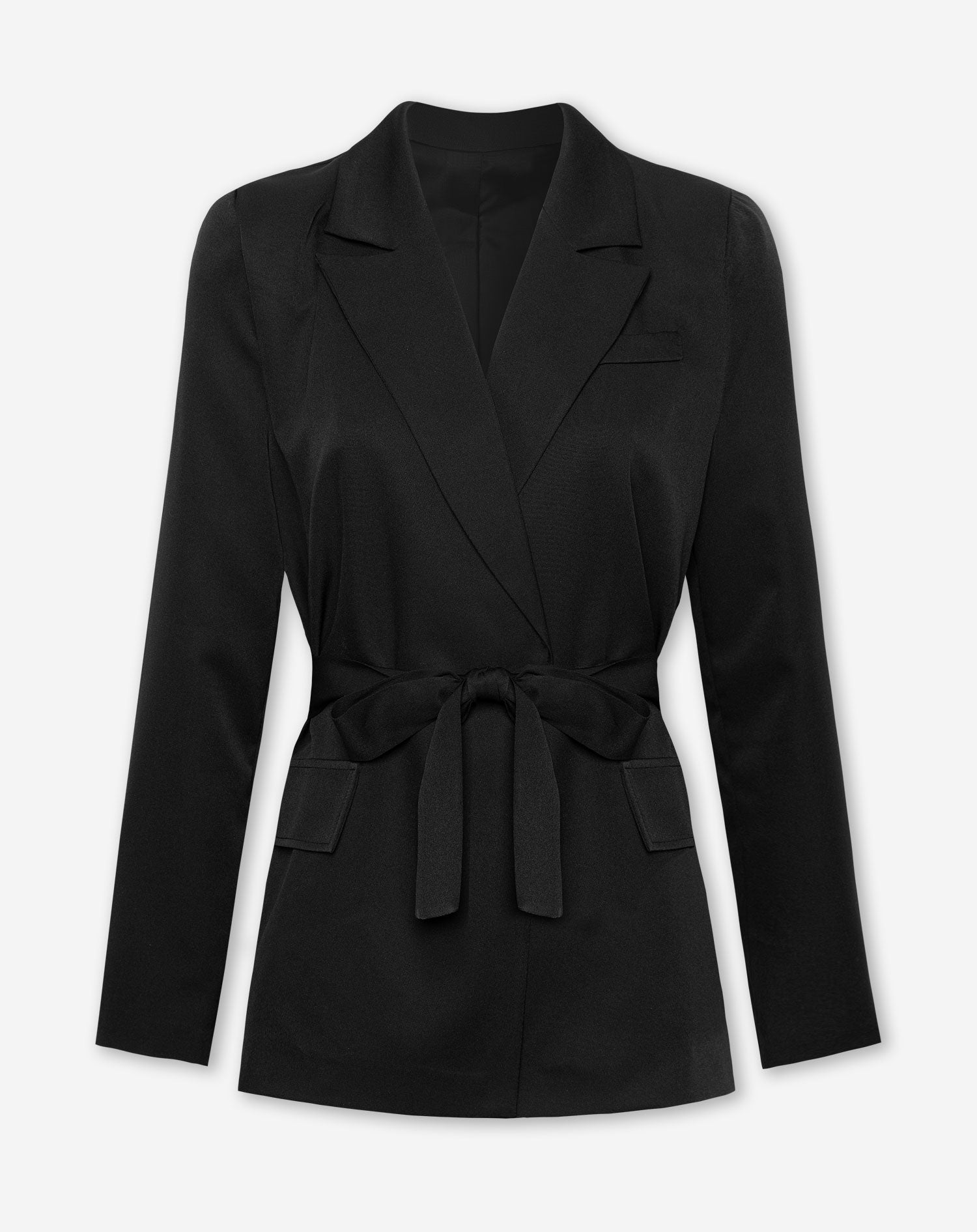 JENNY BELTED BLAZER BLACK