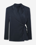 ZOEY WRAP UP BLAZER MARINEBLAUW