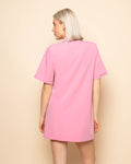ZOEY WRAP UP SHORT SLEEVE BLAZER DRESS PINK