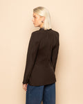 HANNAH CINCHED BLAZER BRUIN