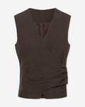 JOELLA GILET BRUIN