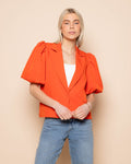 LIZZY PUFF SLEEVE BLAZER ORANJE
