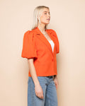LIZZY PUFF SLEEVE BLAZER ORANJE