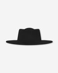 MISTY FEDORA HAT ZWART