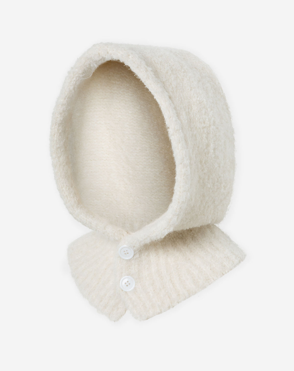 BOUCLE BALACLAVA BUTTON CRÈME