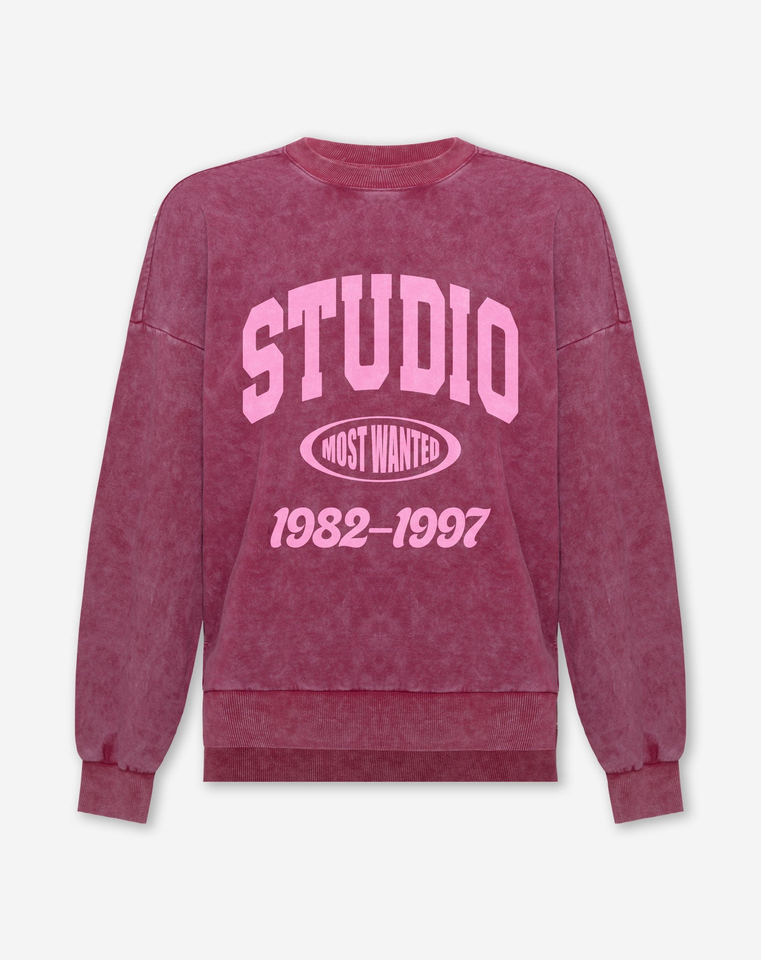 STUDIO MW ACID SWEATER CHERRY