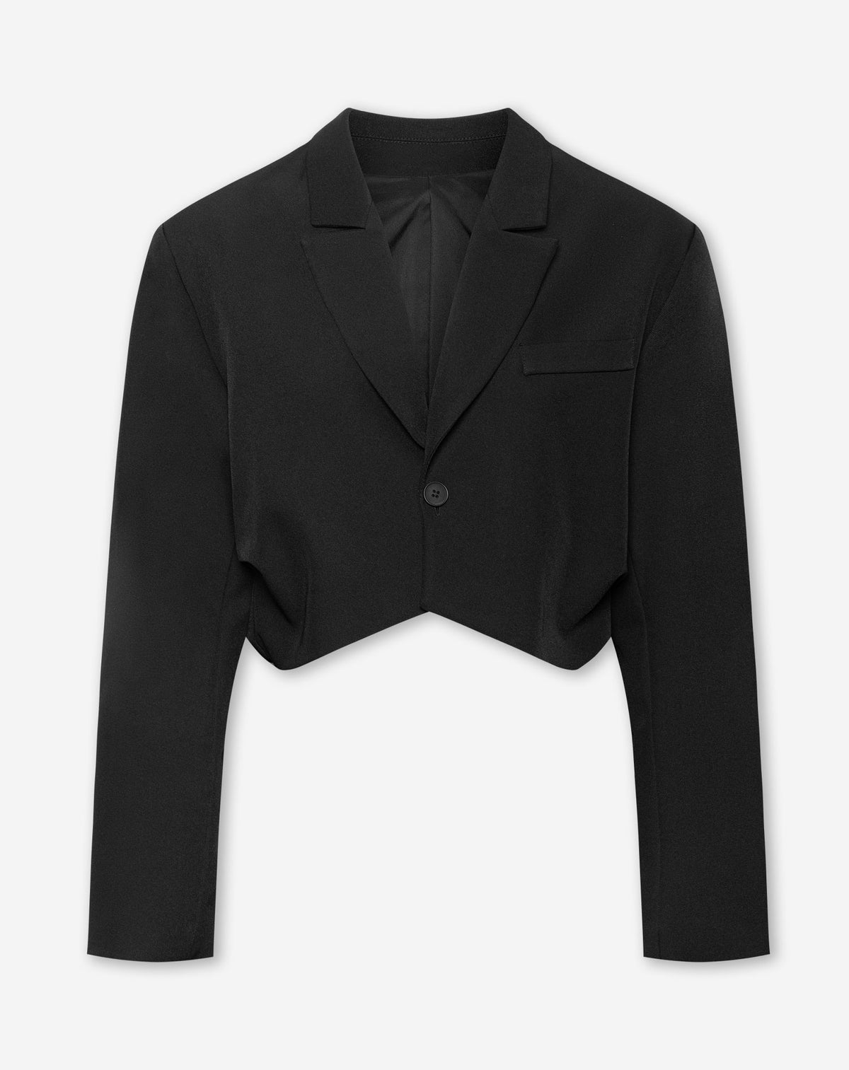 ROVER OVERSIZED CROPPED BLAZER BLACK