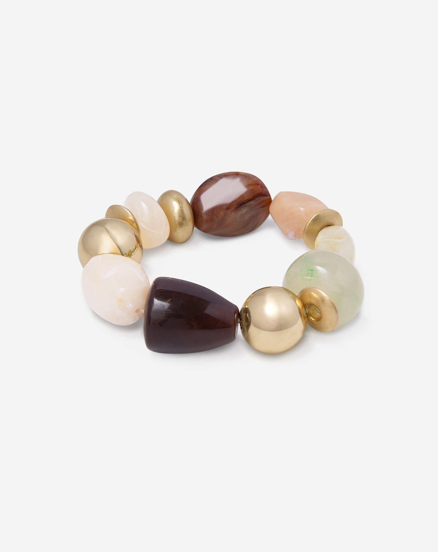 COLORED BEADS BRACELET MULTI