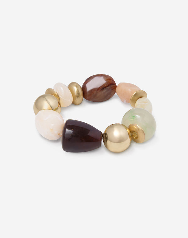 COLORED BEADS BRACELET MULTI