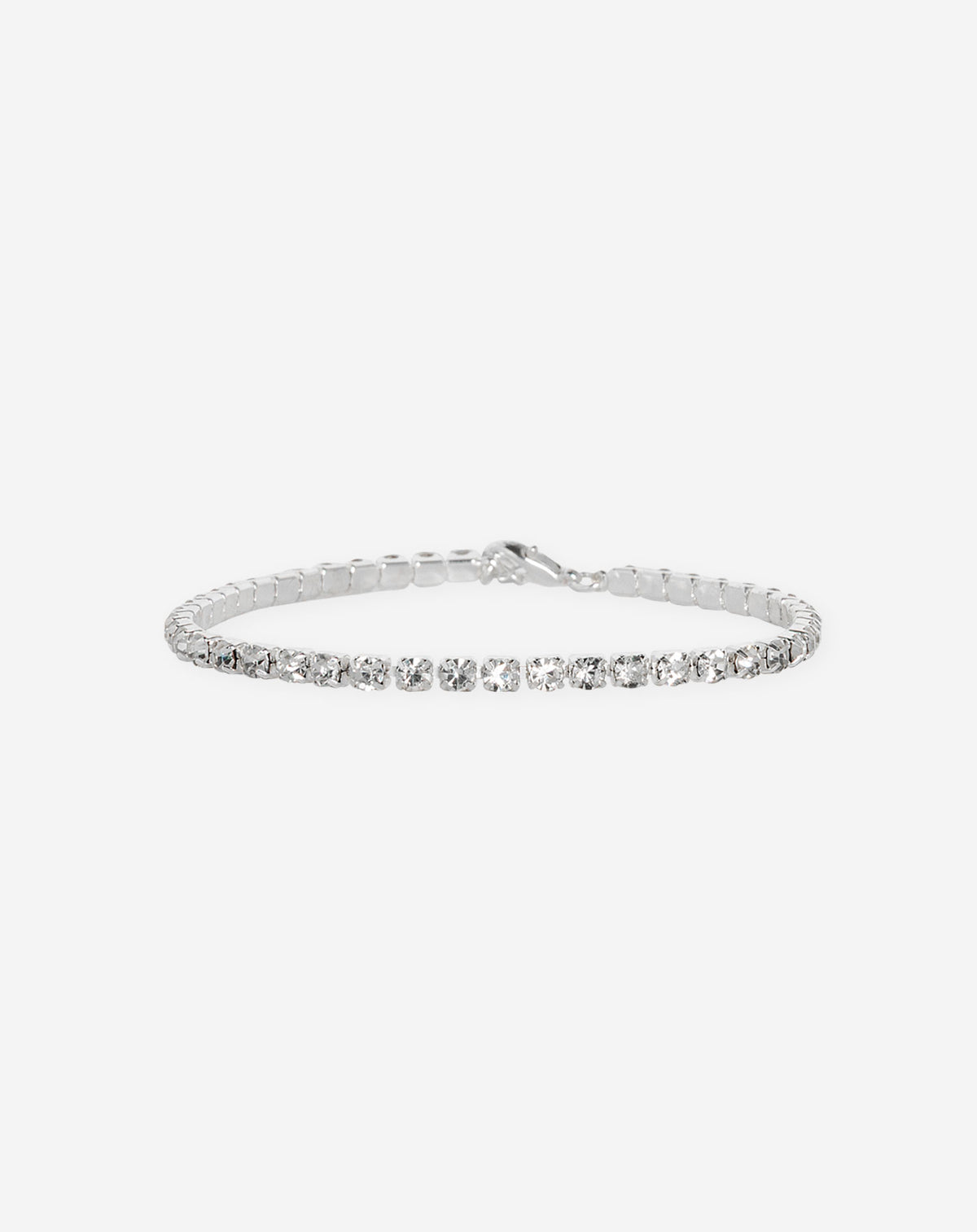 DIAMOND TENNIS BRACELET SILVER