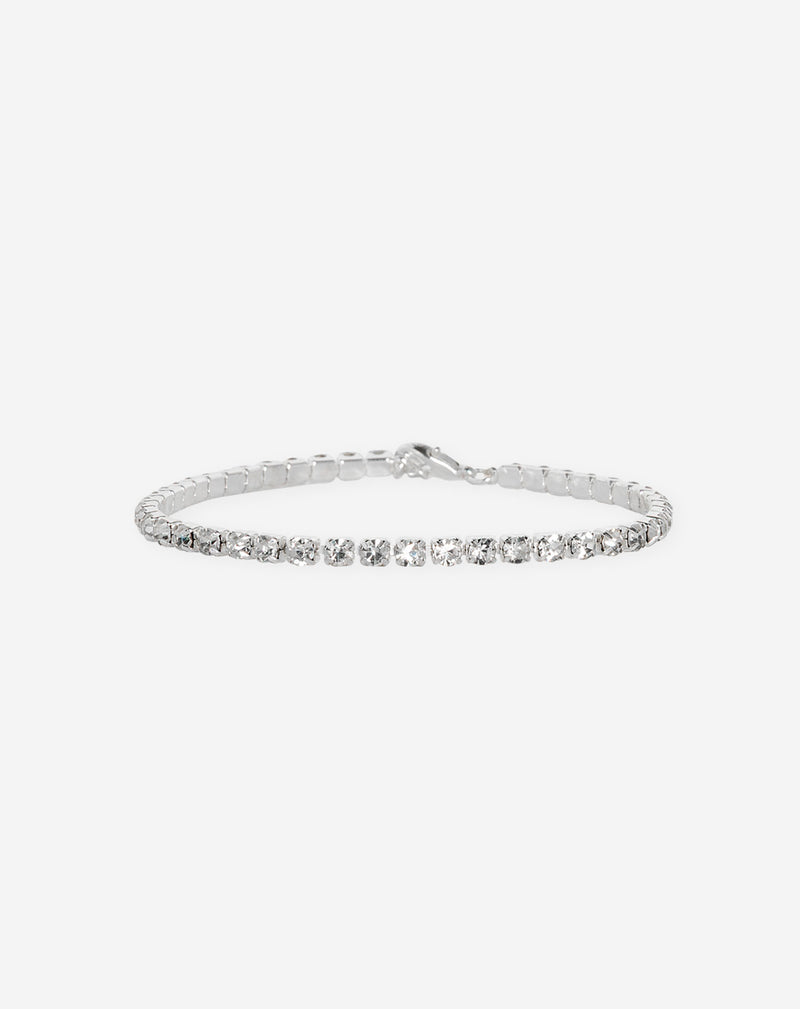 DIAMOND TENNIS BRACELET SILVER
