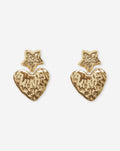 STAR HEART ORGANIC EARRINGS