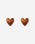 BOLD HEART EARRINGS BRUIN