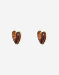 BOLD HEART EARRINGS BRUIN
