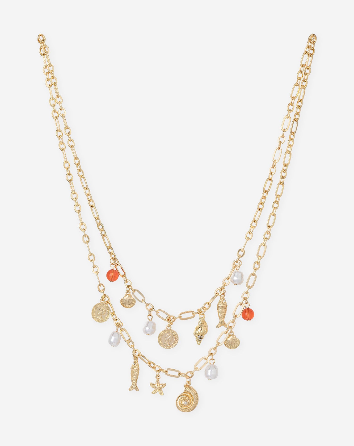 CHARM LAYERED NECKLACE