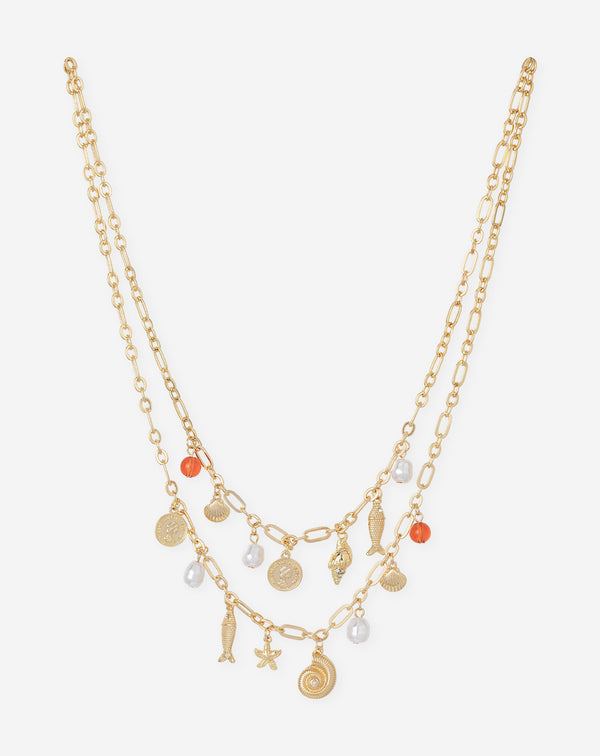 CHARM LAYERED NECKLACE