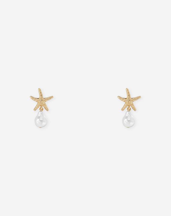 SMALL SEASTAR EARRINGS