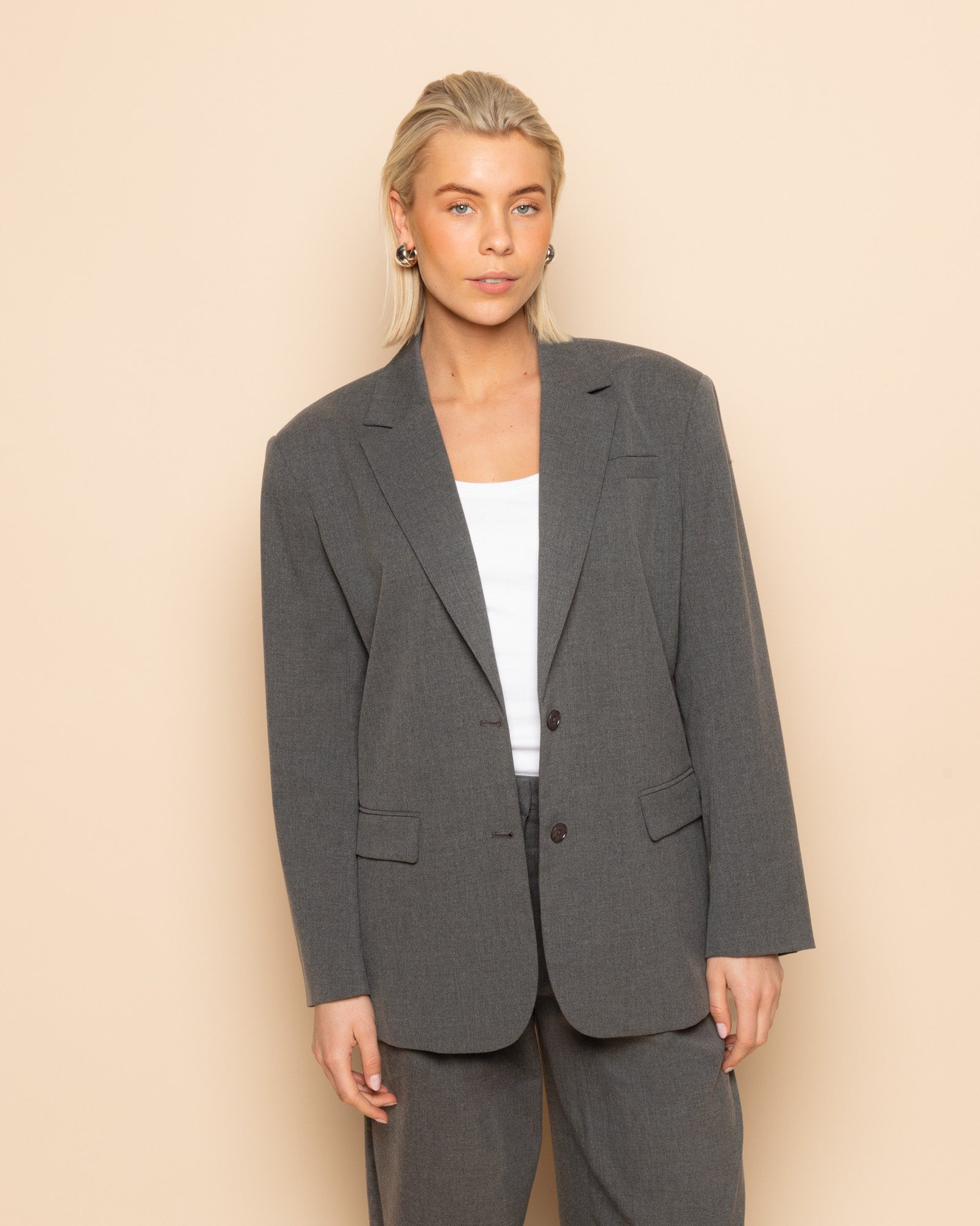 SOFIE OVERSIZED BLAZER GRIJS