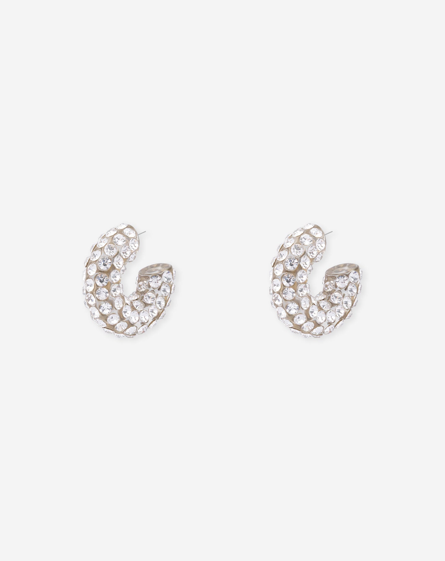 BOLD DIAMOND HOOP EARRINGS