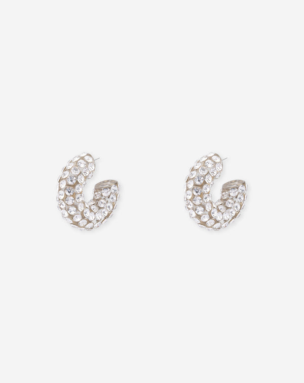 BOLD DIAMOND HOOP EARRINGS