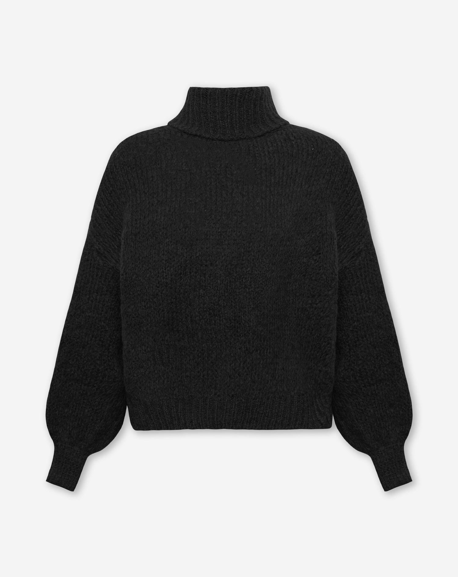 JAMIE COL KNIT BLACK