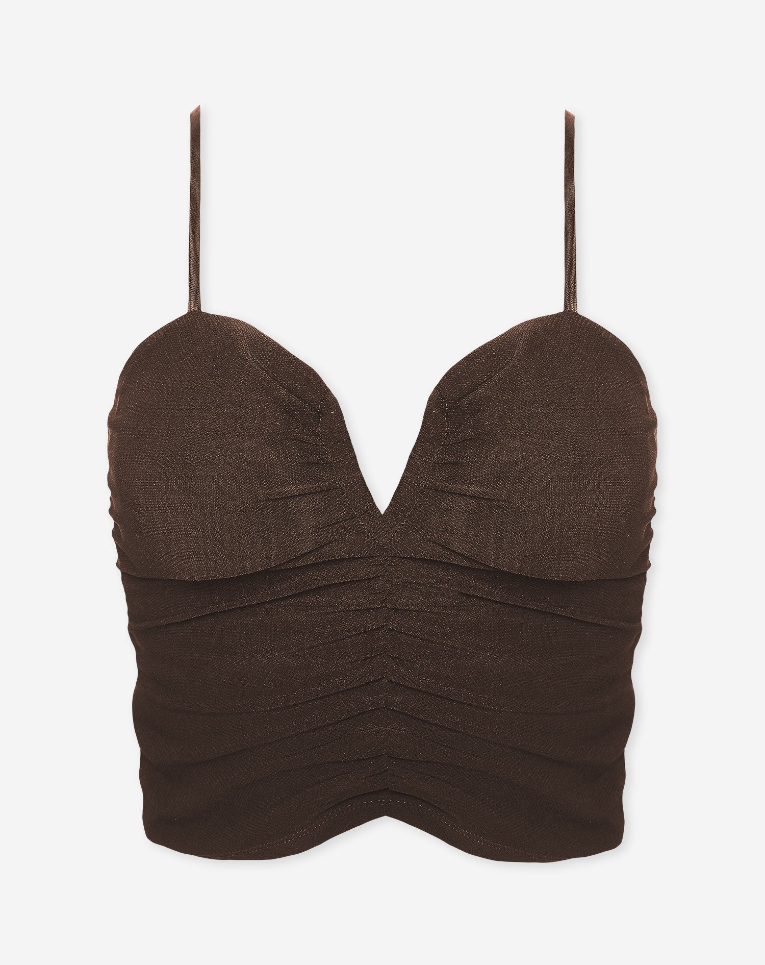 ELSA RUCHED CAMI TOP BRUIN