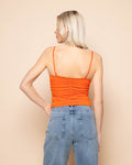 ELSA RUCHED CAMI TOP ORANJE