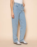 PEARL ALLOVER STRAIGHT LEG JEANS LICHTBLAUW
