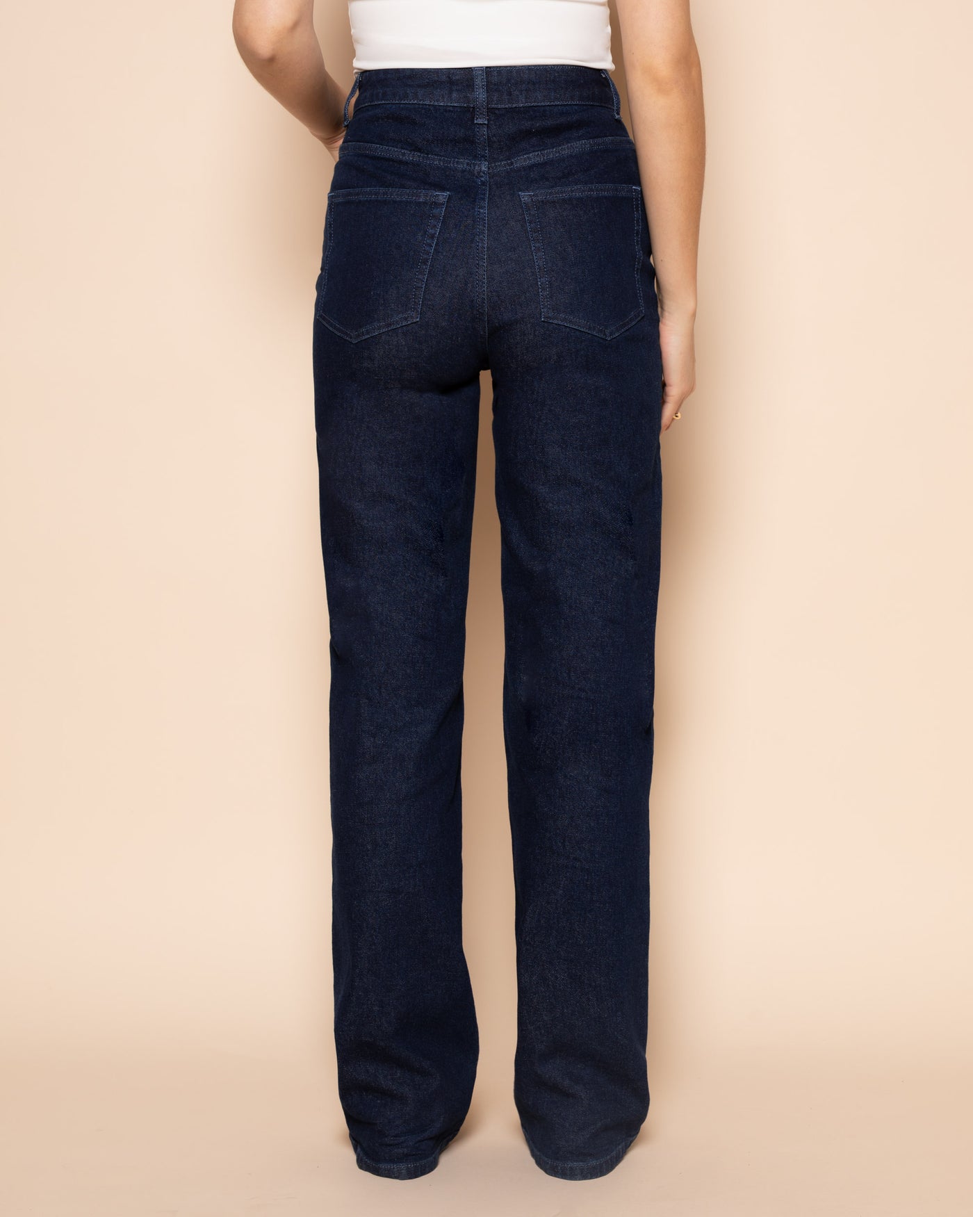 Dark Blue Bootcut Jeans