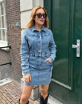 LULU DENIM DRESS BLUE
