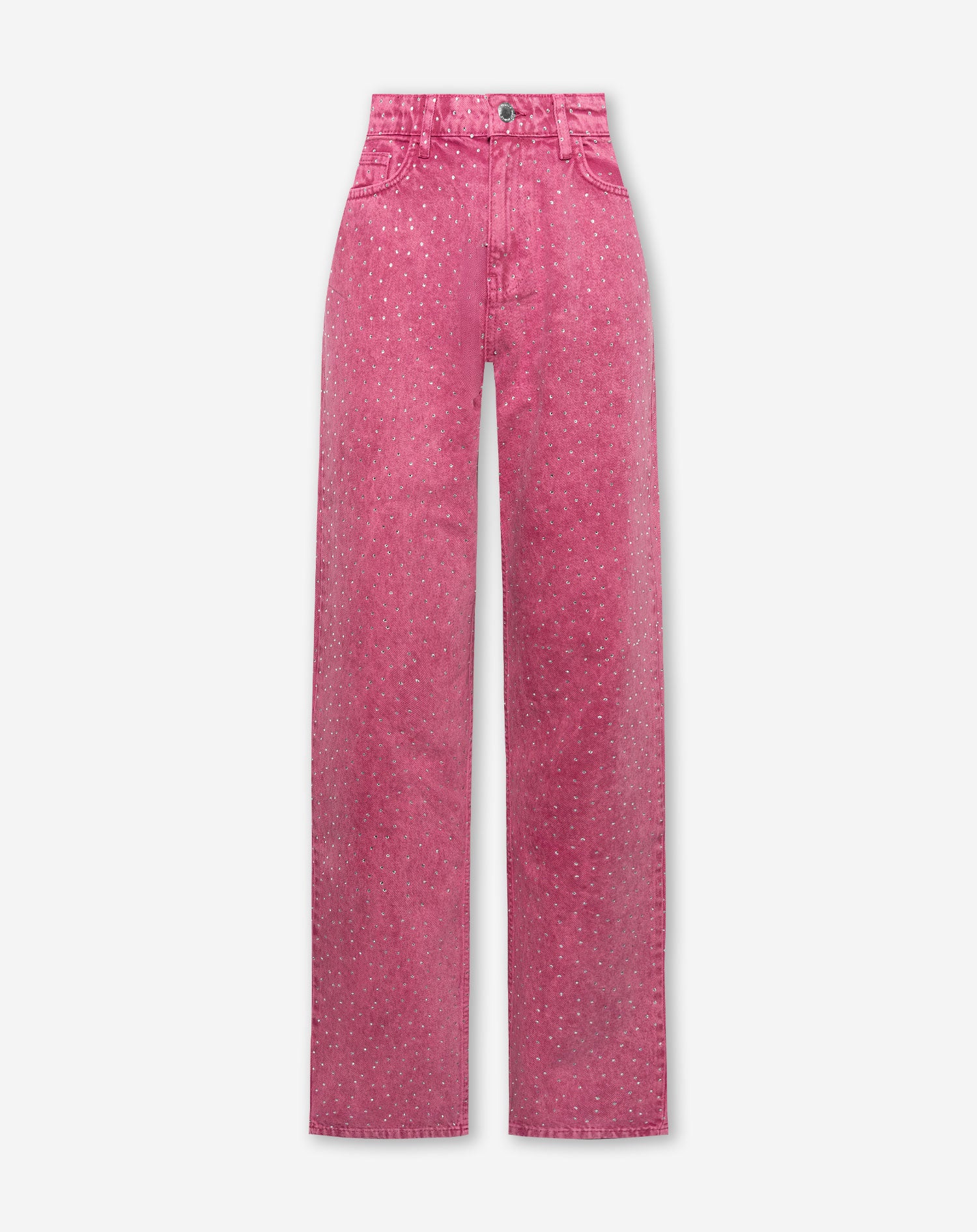 SMALL DIAMOND STRAIGHT LEG JEANS CHERRY