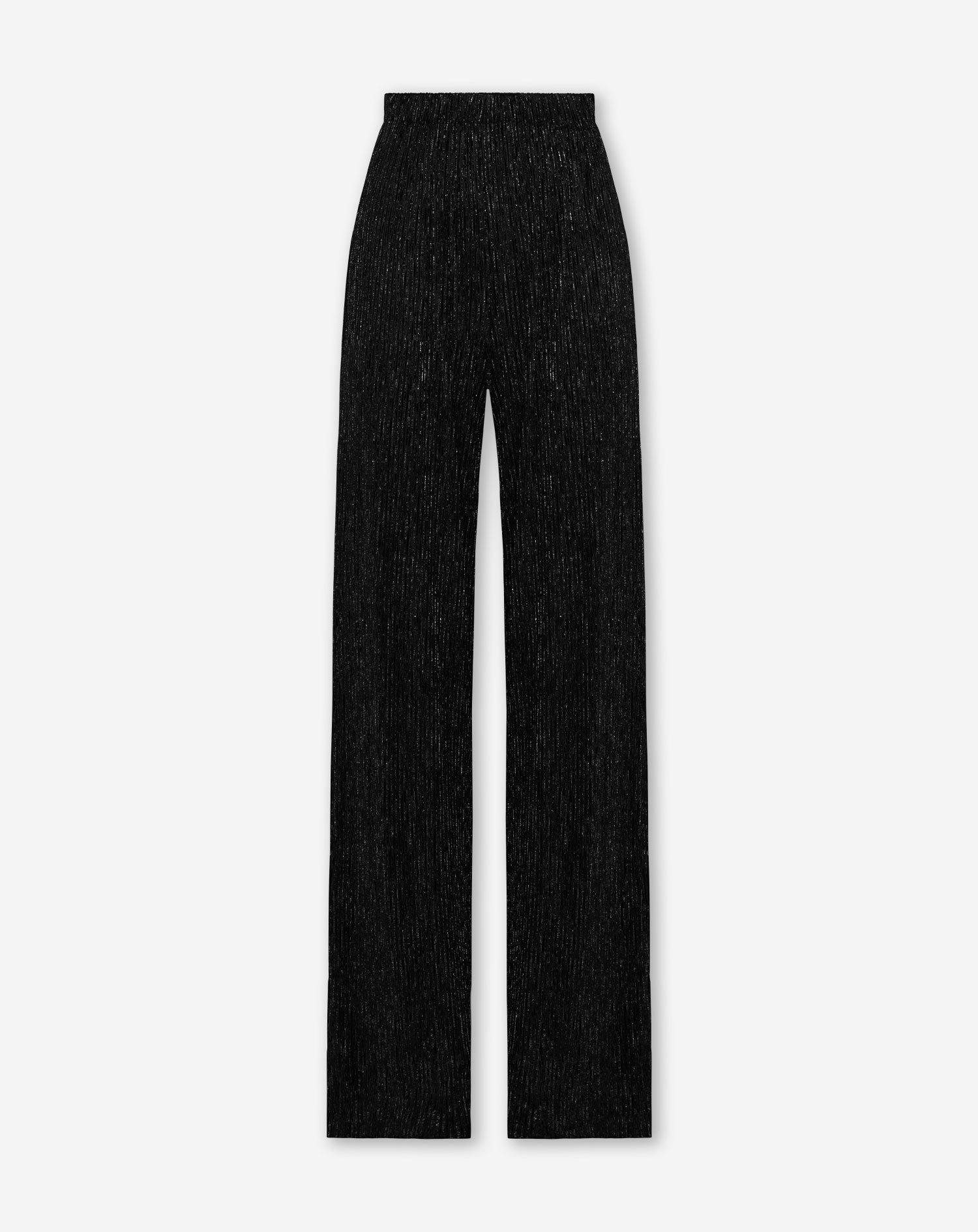 PLISSE LUREX PANTALON BLACK