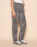 LEOPARD ALLOVER JEANS GREY