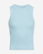 RACERBACK EMBROIDERY TOP BLUE
