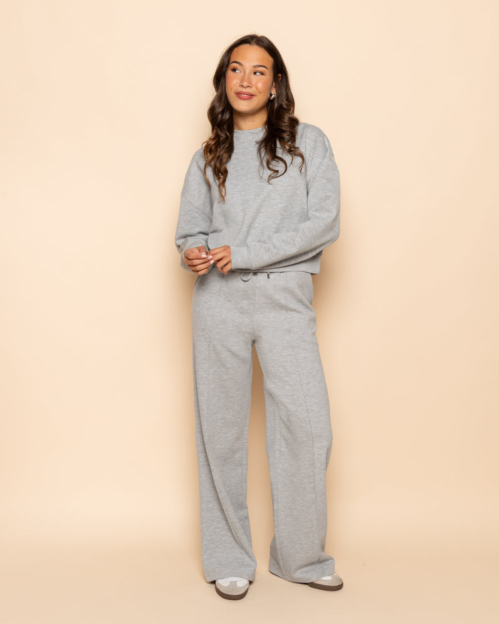 SCUBA PINTUCK PANTS - TRUE RED main image 1