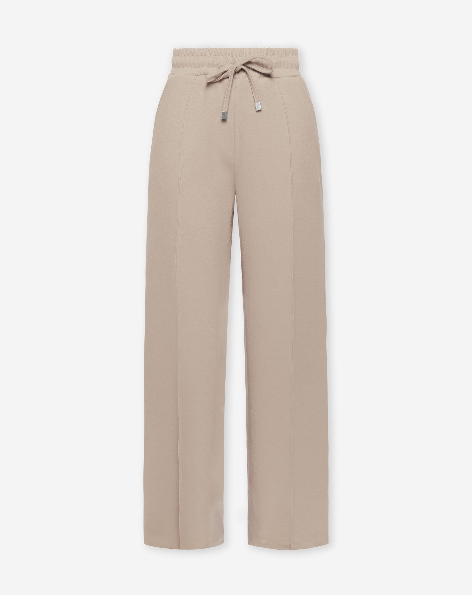 SCUBA PINTUCK PANTS TALL BEIGE