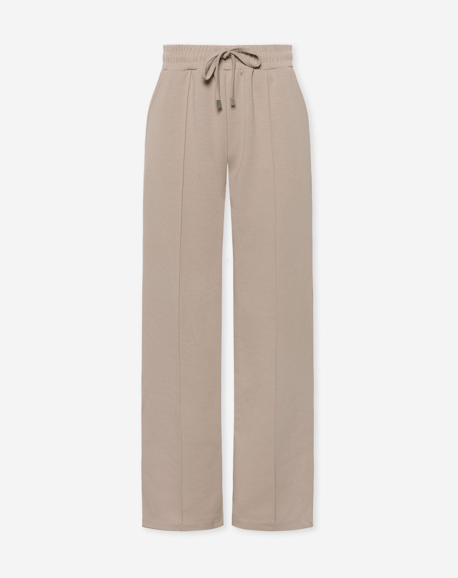 SCUBA PINTUCK PANTS BEIGE | Most Wanted