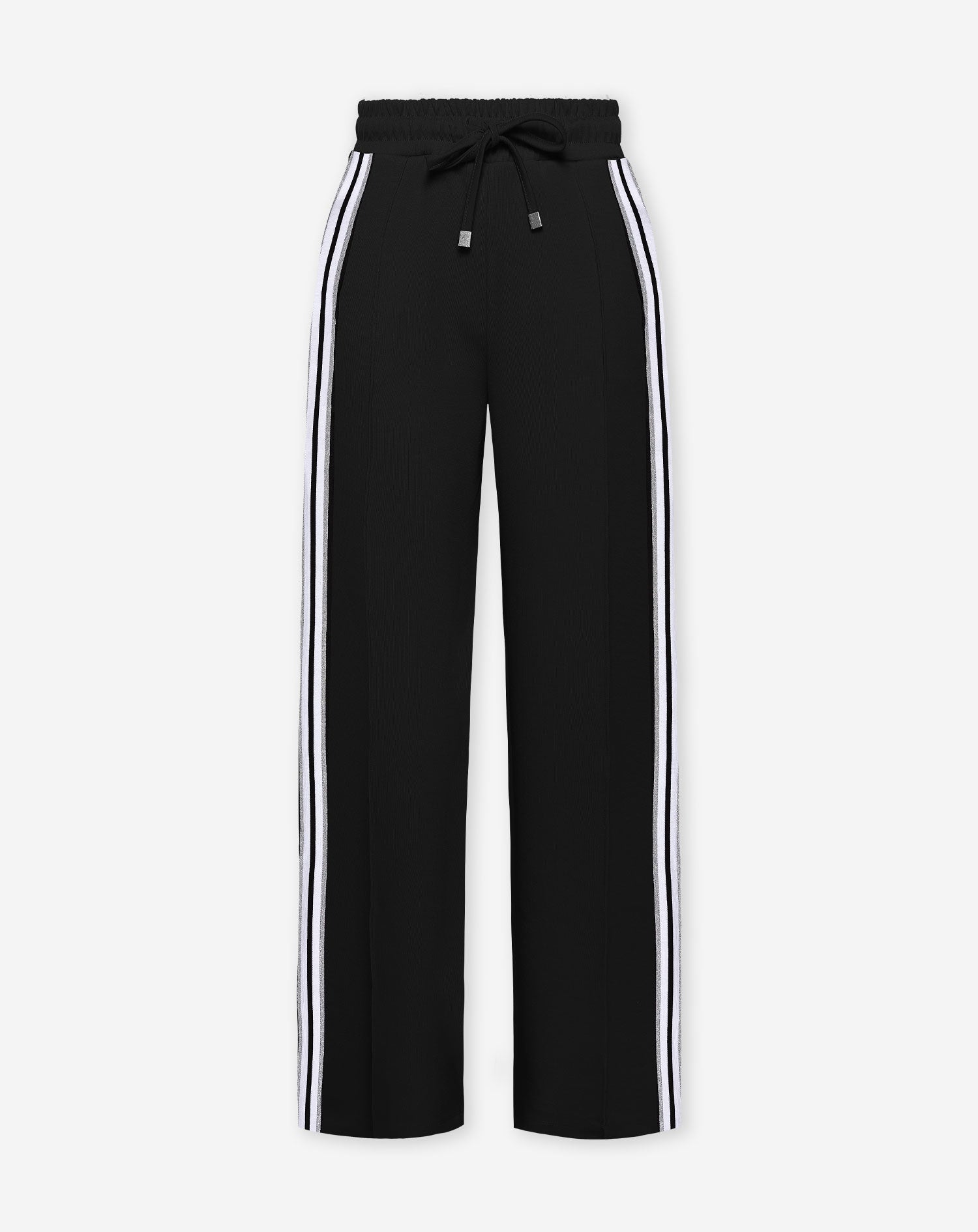 SCUBA PINTUCK TAPE PANTS TALL BLACK