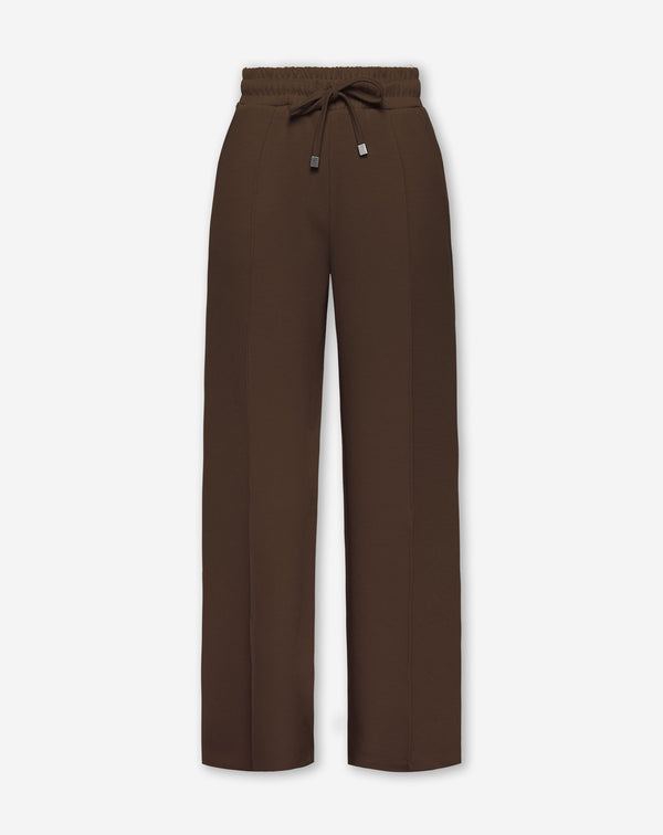 SCUBA PINTUCK PANTS CHOCOLADEBRUIN