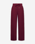 SCUBA PINTUCK PANTS TALL DARK BURGUNDY