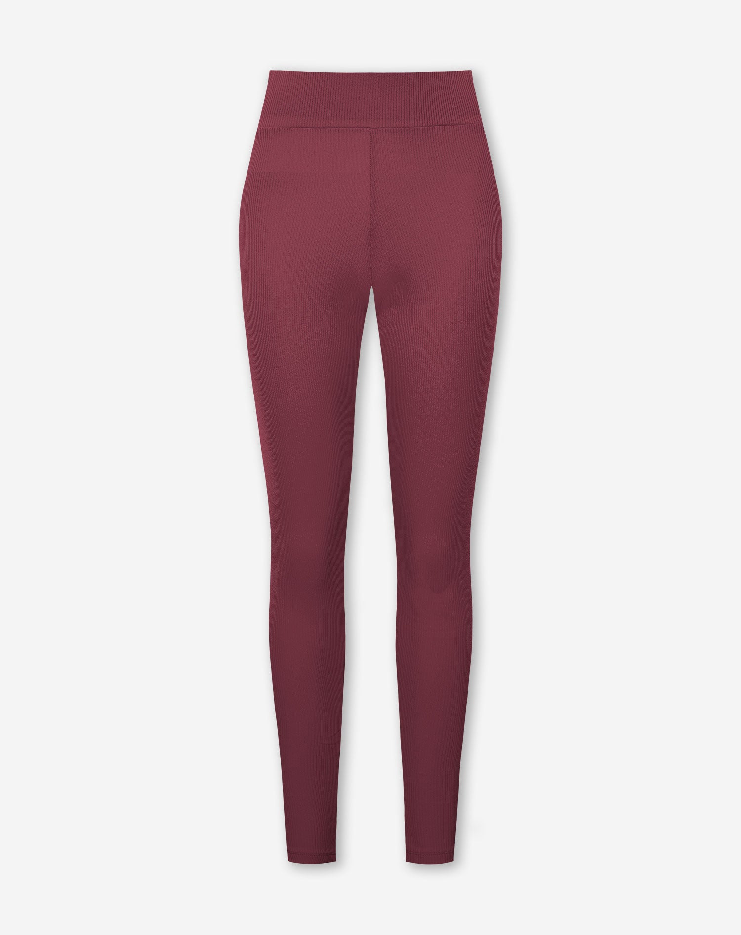 SOFT RIB LEGGING BURGUNDY