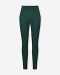 SOFT RIB LEGGING DONKERGROEN