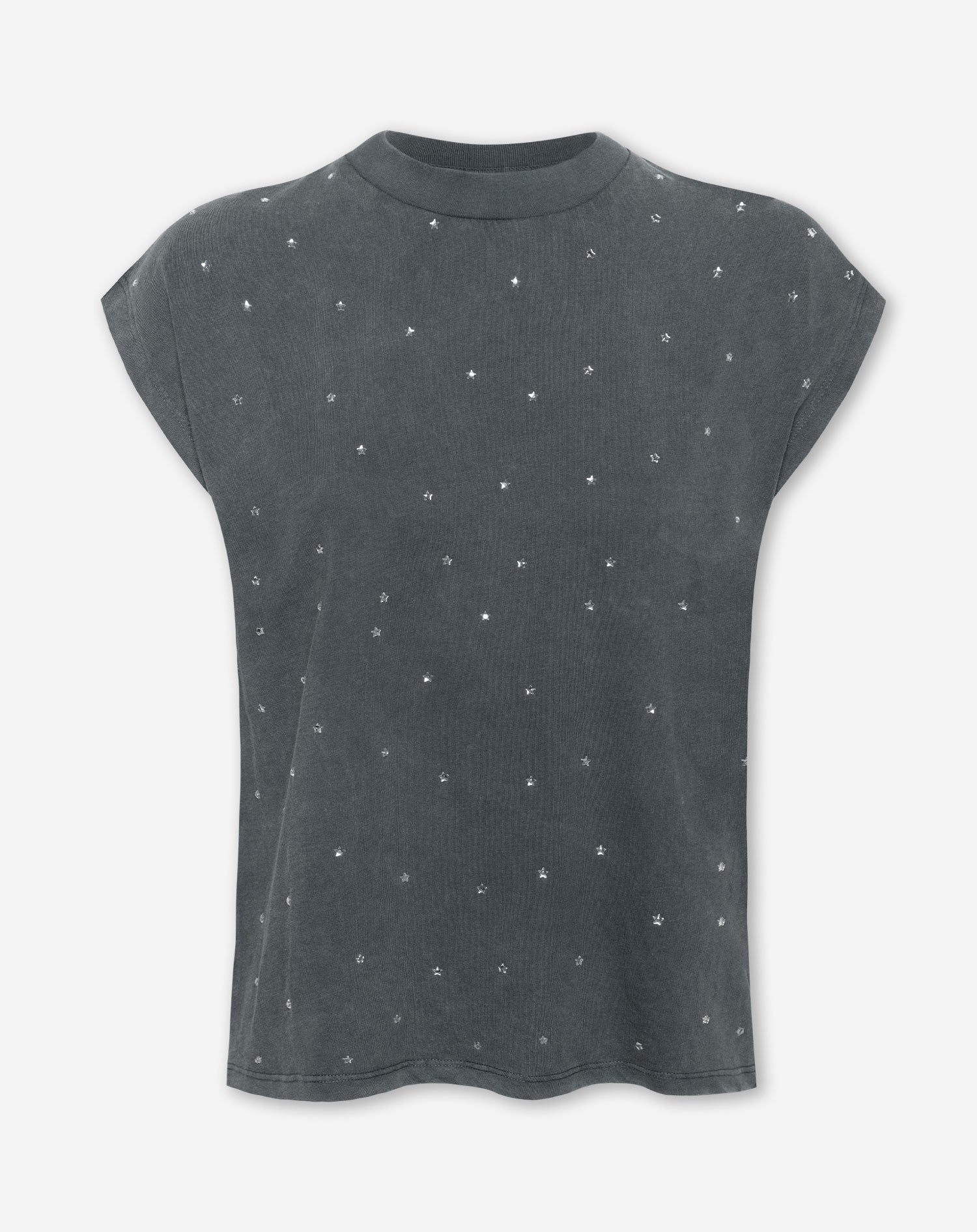 T-Shirt ALLOVER STARS ACID GRAU
