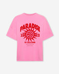PARADISE IS CALLING OVERSIZED TEE ROZE