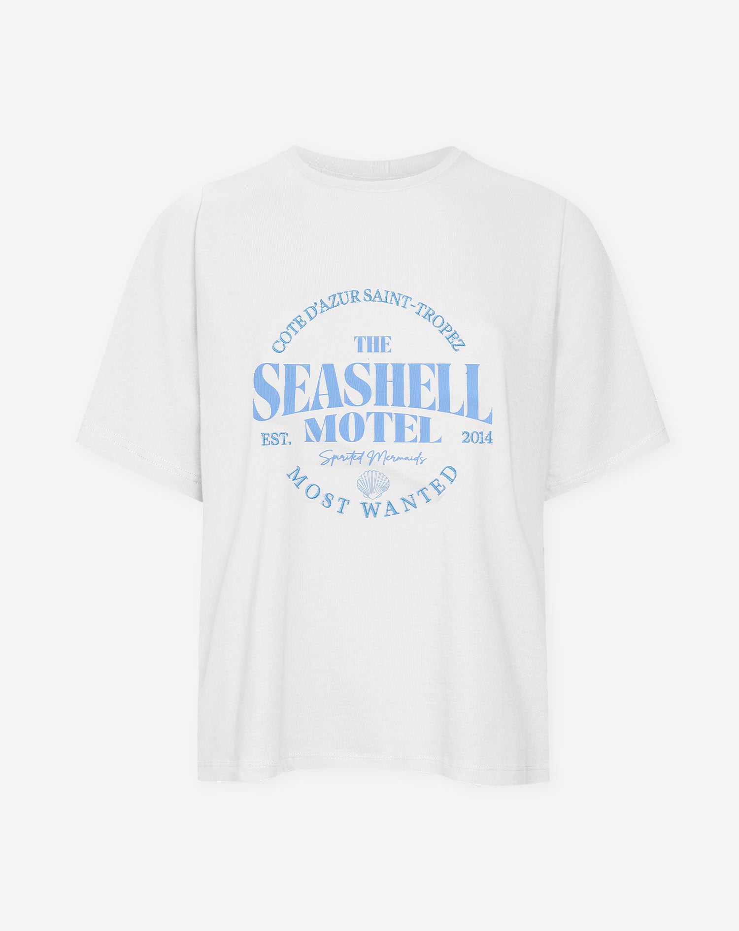 SEASHELL MOTEL OVERSIZET T-Shirt CREME